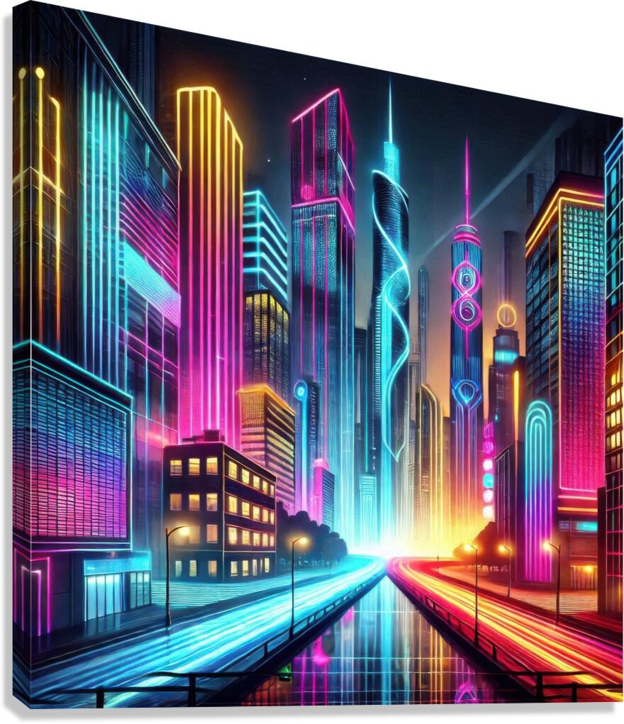 City buildings 2 Canvas Print