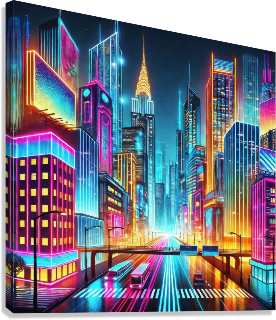 City buildings 8 Canvas Print