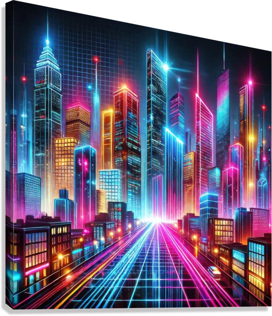 City buildings 17 Canvas Print