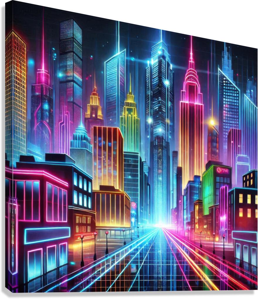 City buildings 20 Canvas Print