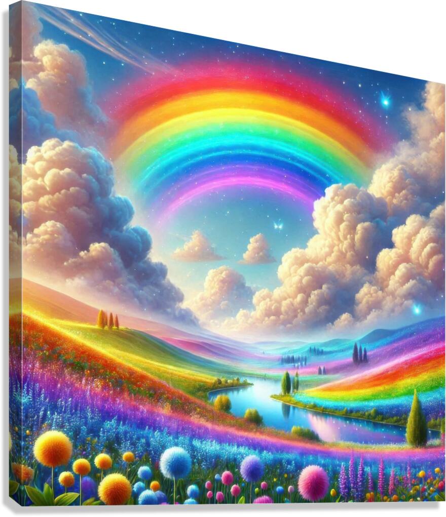 charming colorful nature 4 Canvas Print