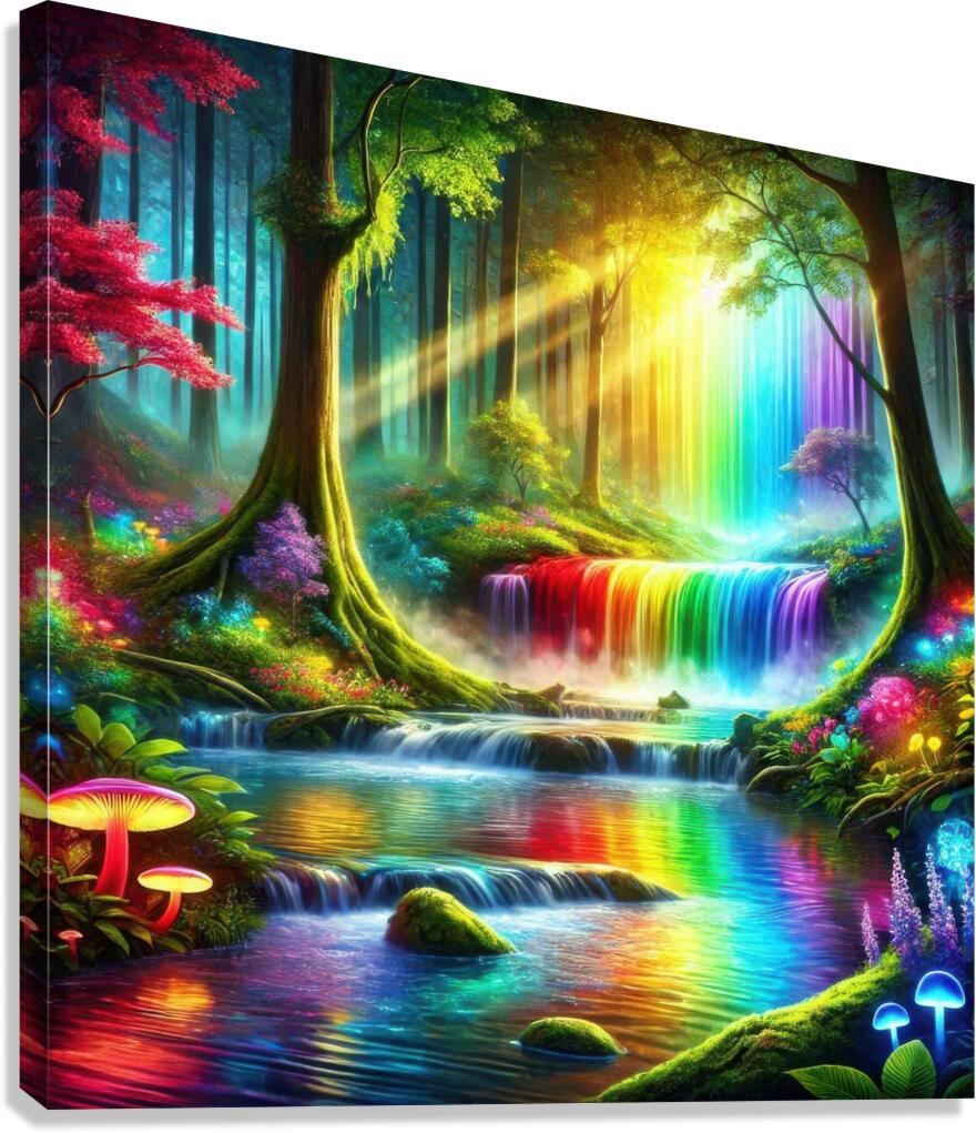 charming colorful nature 5 Canvas Print