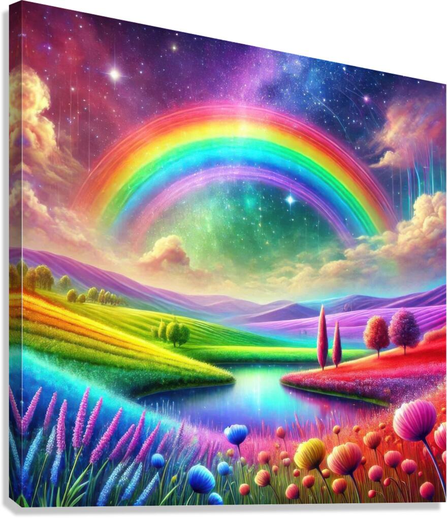 charming colorful nature 8 Canvas Print