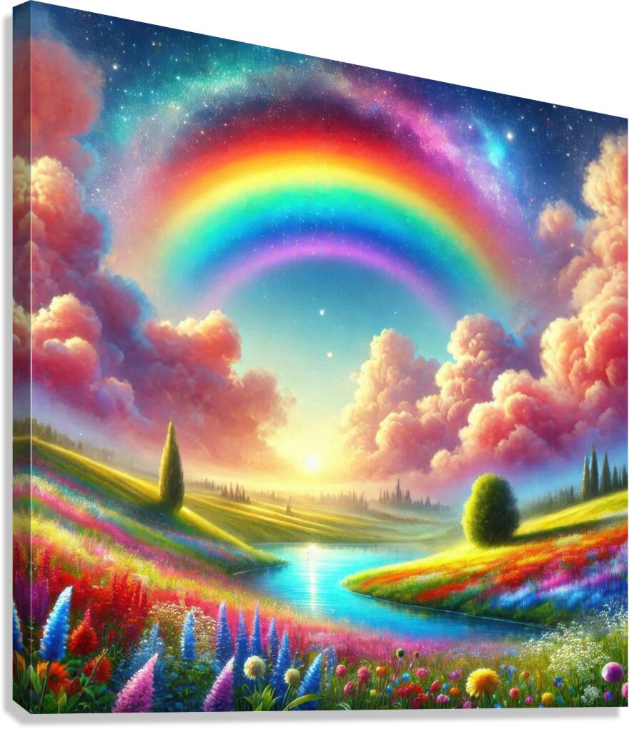 charming colorful nature 25 Canvas Print