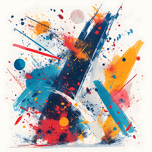Explosive Color: Abstract Expression in Motion