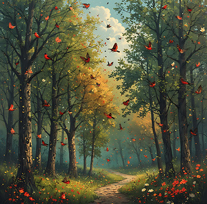 Fluttering Through the Autumn Passage