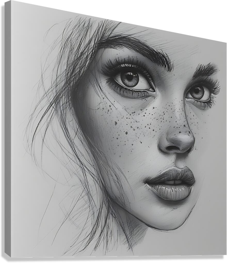 Freckled Focus Canvas Print
