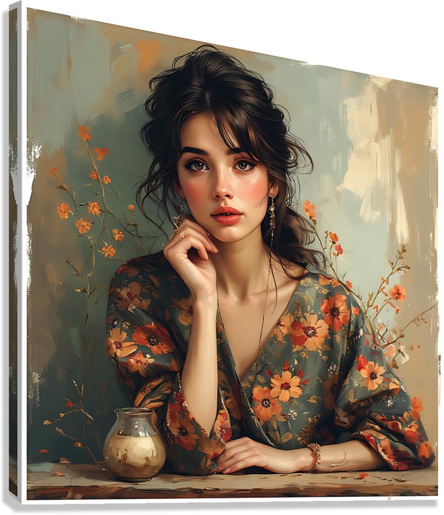 Quiet Bloom Canvas Print