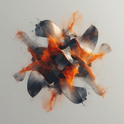 Symmetry Ignited: Abstract Flame Geometry