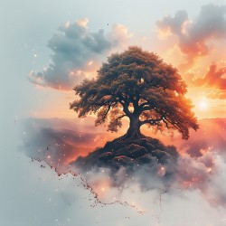 Sacred Solitude: Tree of Light