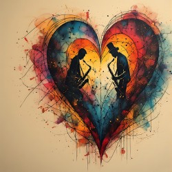 Love in Rhythm: Saxophone Symphony