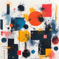 Chaos in Color: Geometric Abstraction