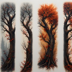 Fading Flame: Autumn’s Final Breath