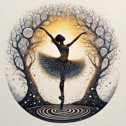 Enchanted Grace: Dance of Light