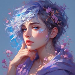 Cherry Blossoms and Lavender Thoughts
