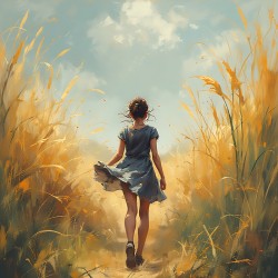 Golden Path Under Open Skies