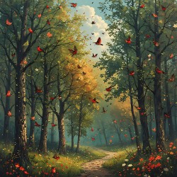 Fluttering Through the Autumn Passage