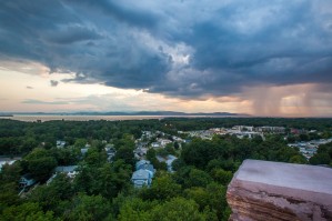 Storm over Lake Champlain