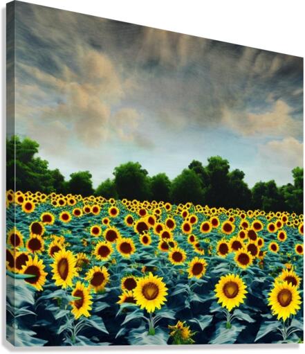 Sunflower power  Canvas Print