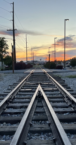 Train Tracks Print