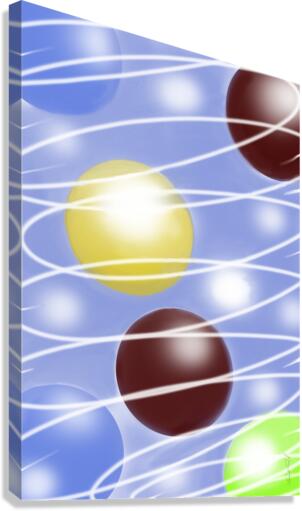 Colorful Orbits Canvas Print