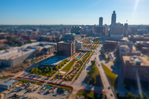 Gene Leahy Mall Tilt Shift