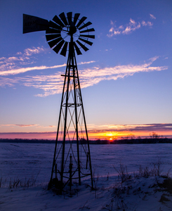 Winter Windmill