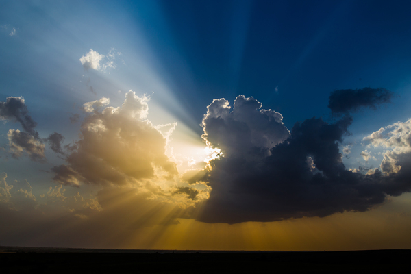 Crepuscular Rays  Print