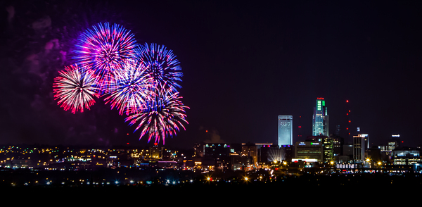 Omaha Fireworks Print