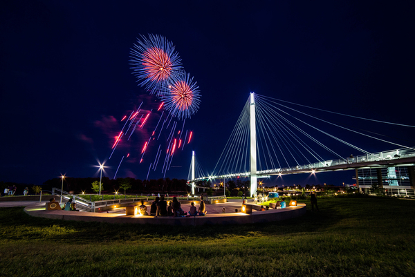 Pedestrian Fireworks  Print
