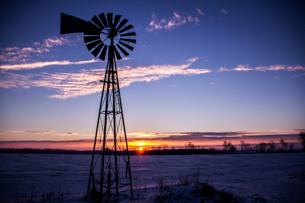 Winslow Windmill Print