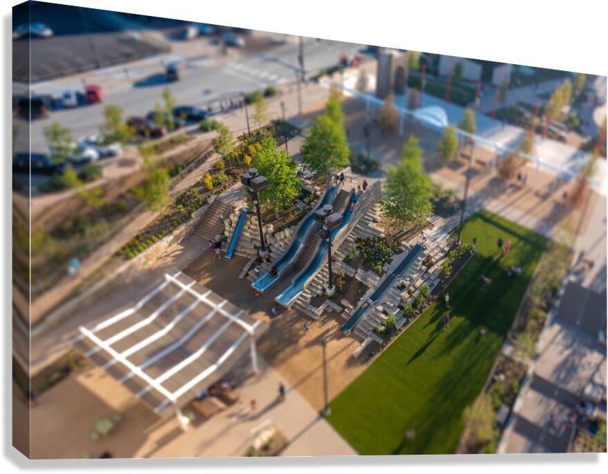 Mall Slides Canvas Print