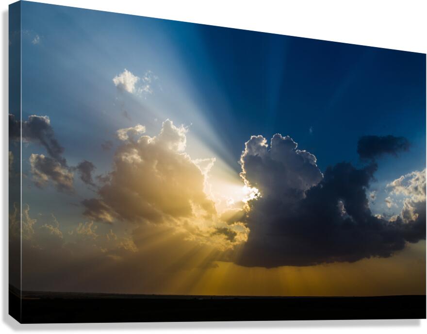 Crepuscular Rays  Canvas Print