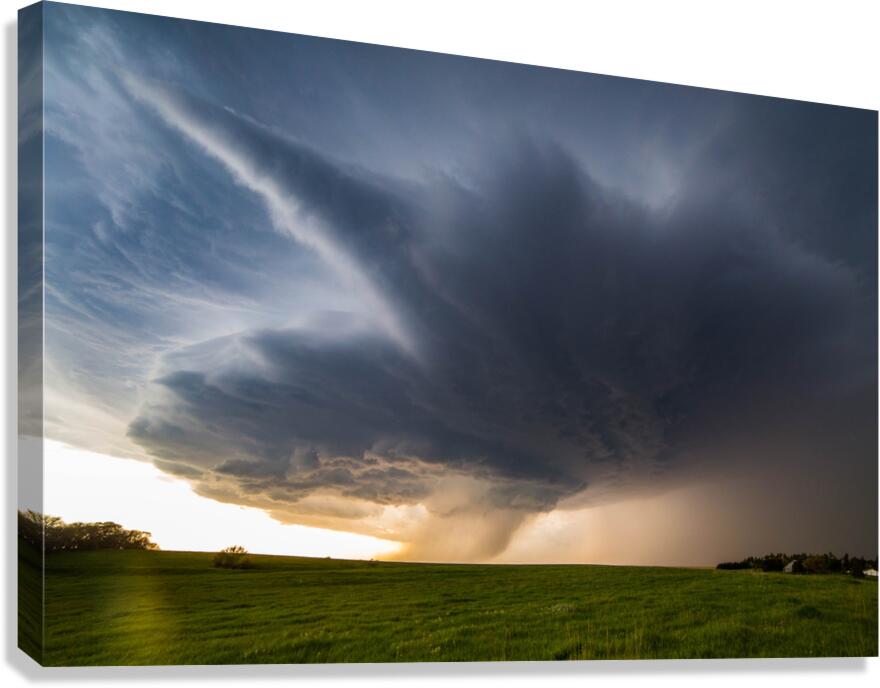 Nebraska Spin Canvas Print