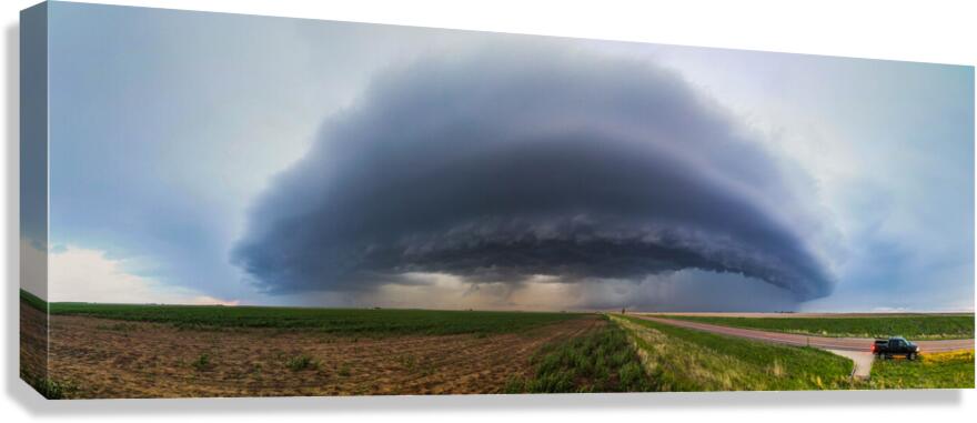 Highway Storm Canvas Print