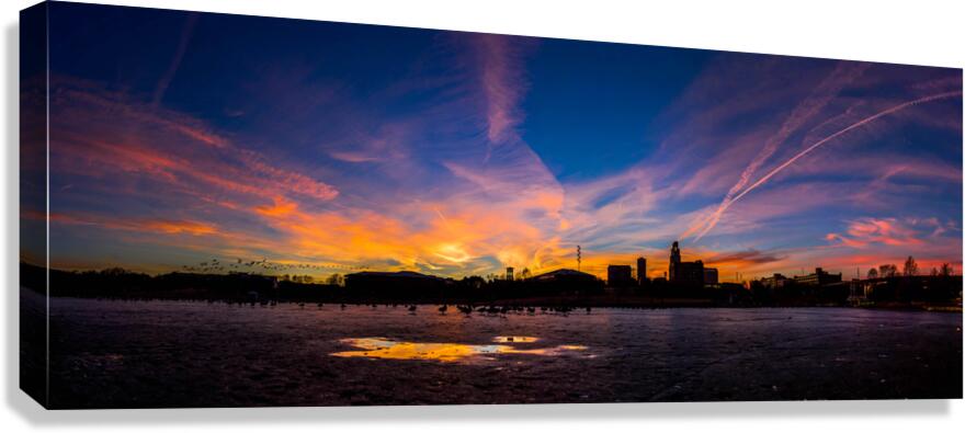 Downtown Sunset  Canvas Print