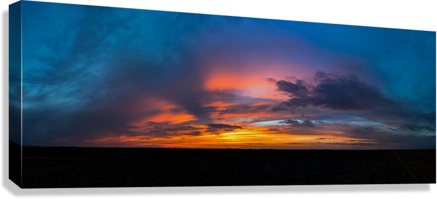 Country Sunset  Canvas Print