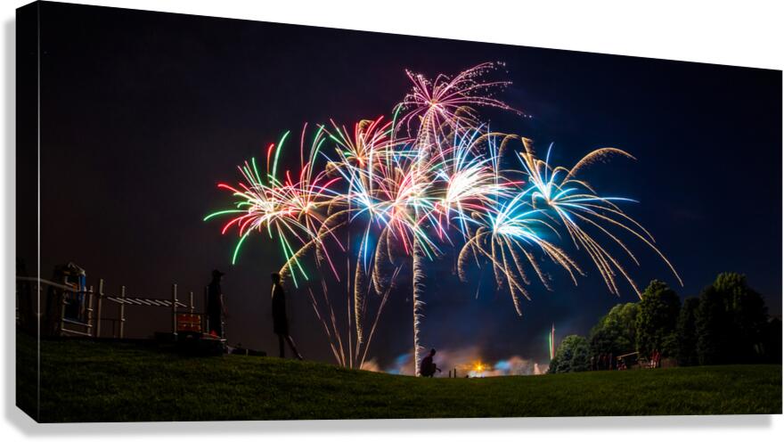 Fireworks Fun Canvas Print