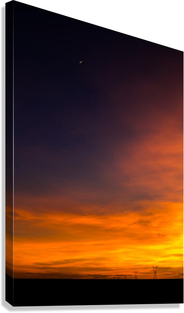 Sun and Moon Canvas Print