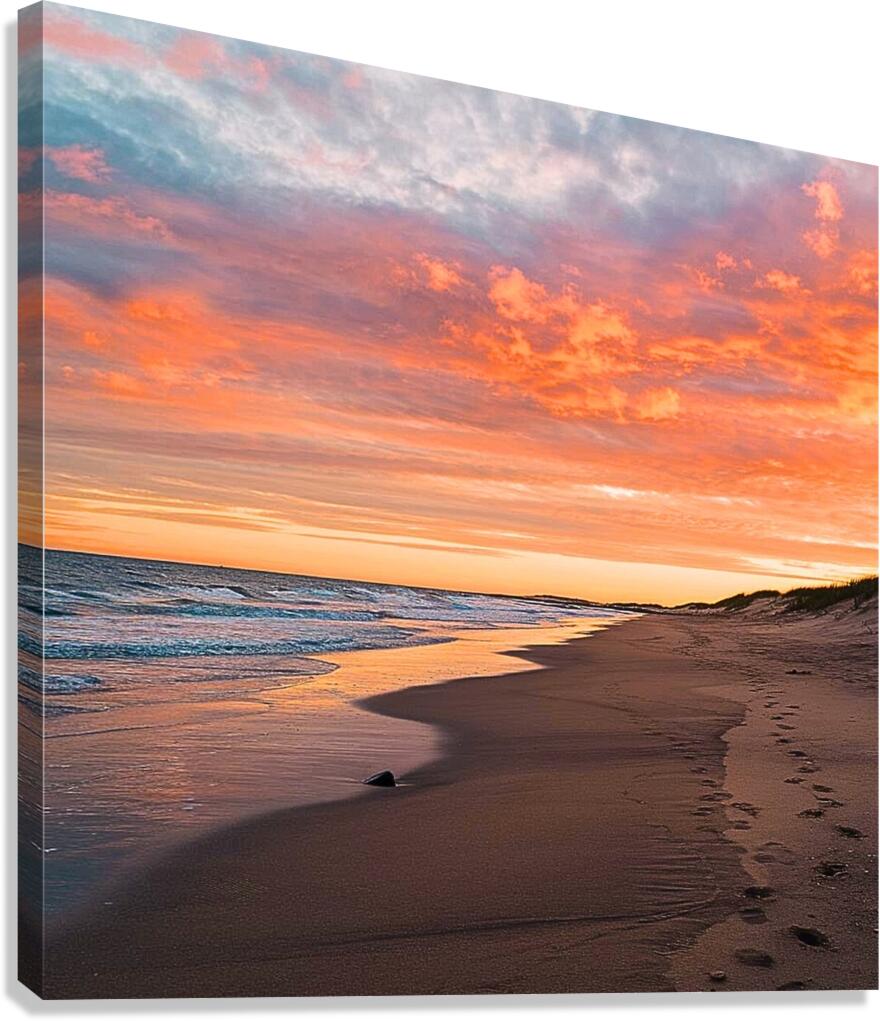The beach  Canvas Print