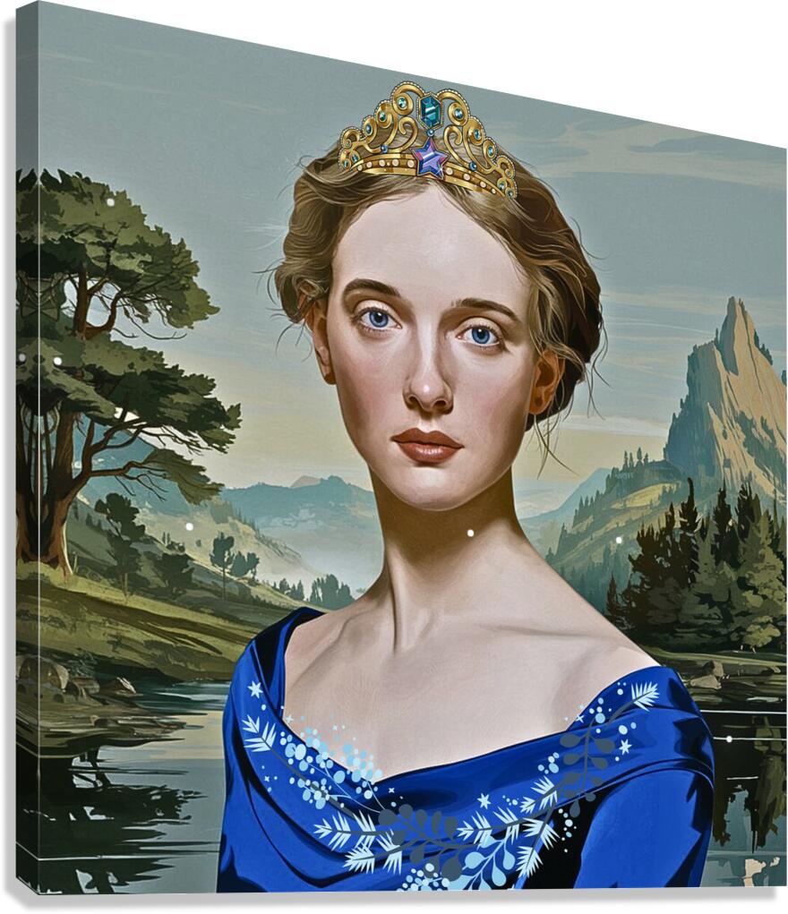 The queen Canvas Print