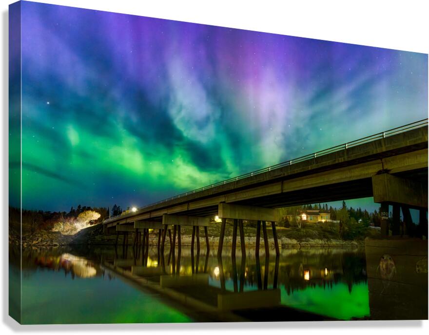 D85 0597 Celestial Crossing Canvas Print