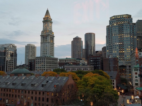 Boston skyline Print