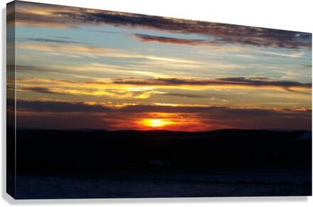 Sunset scape Canvas Print