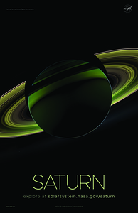NASA Explore Posters - Saturn D