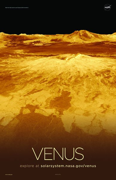 NASA Explore Posters - Venus B Print