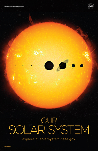 NASA Explore Posters - Solar System B Print