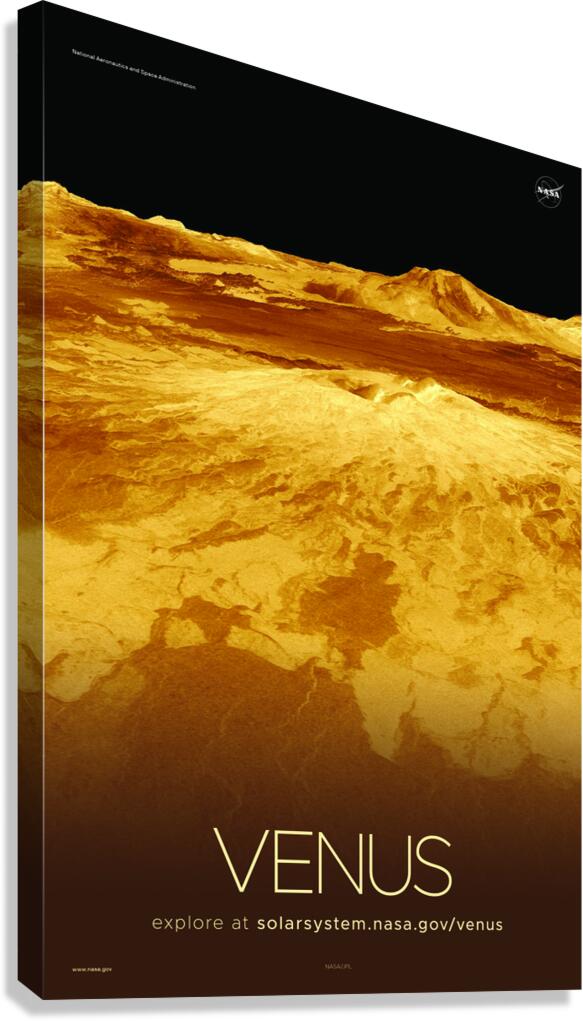 NASA Explore Posters - Venus B Canvas Print