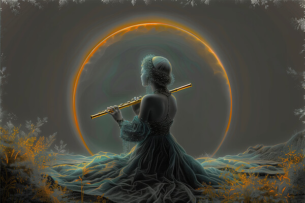 Aurelias Flute 3 Print