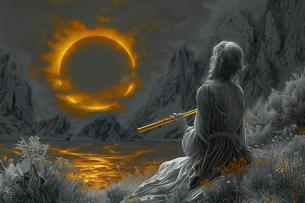 Aurelias Flute 4 Print